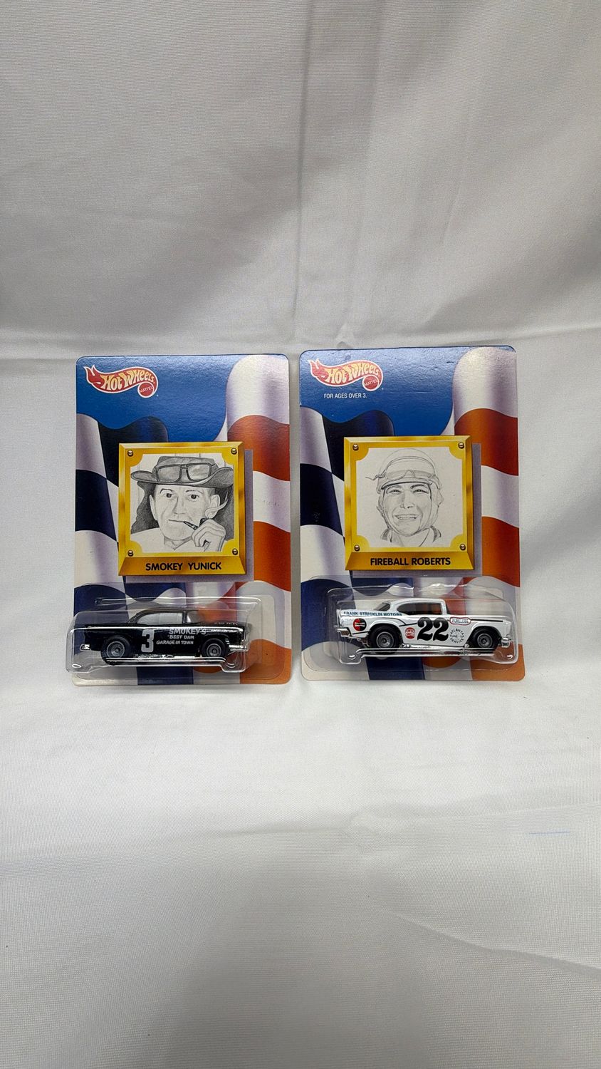 Mattel Hot Wheels Smokey Yunick &amp; Fireball Roberts 25th Ann Museum Heritage Lot 2
