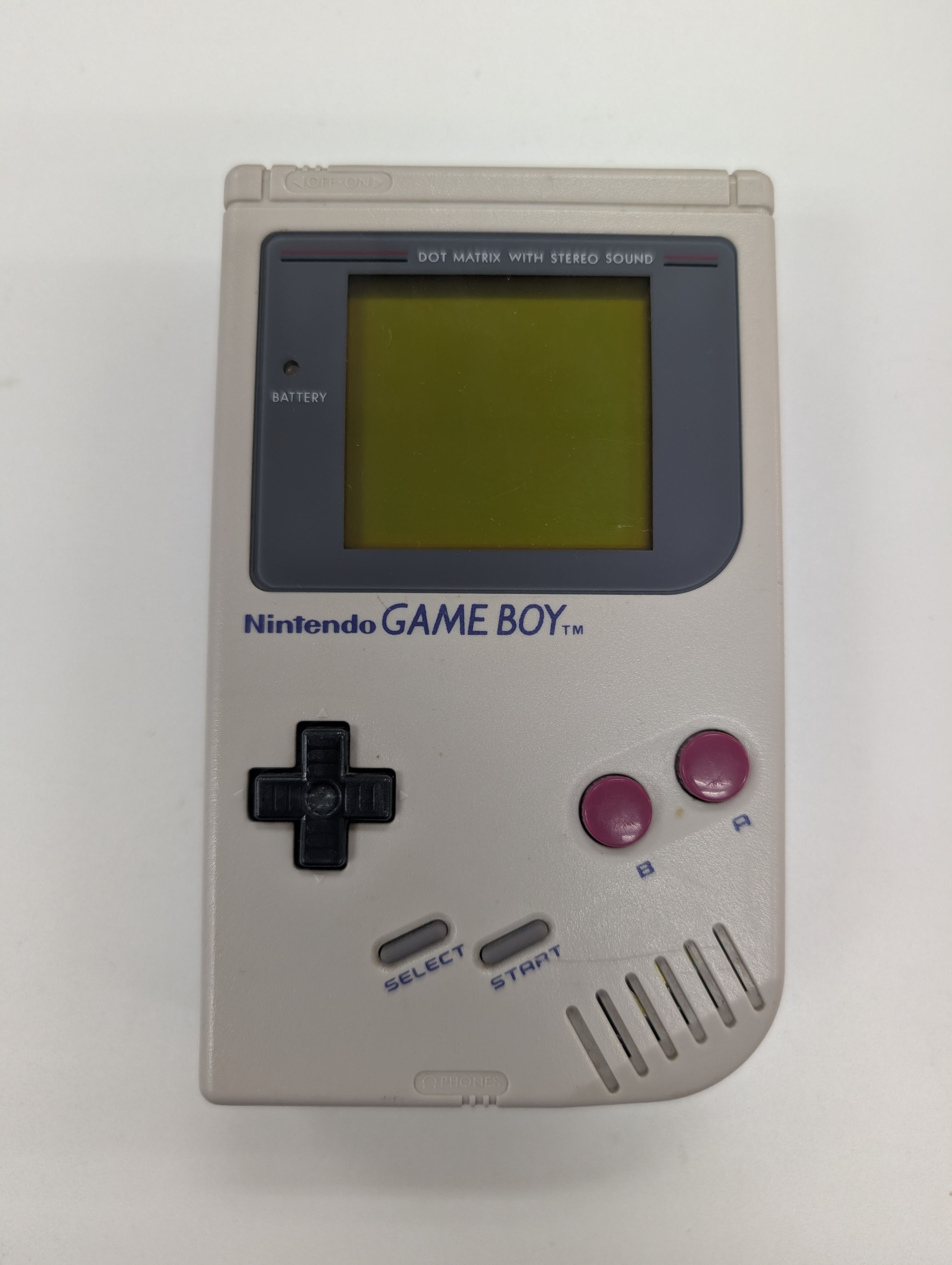 Nintendo Game Boy Original Gray DMG-01 Handheld Console 1989 Working (used) view 2
