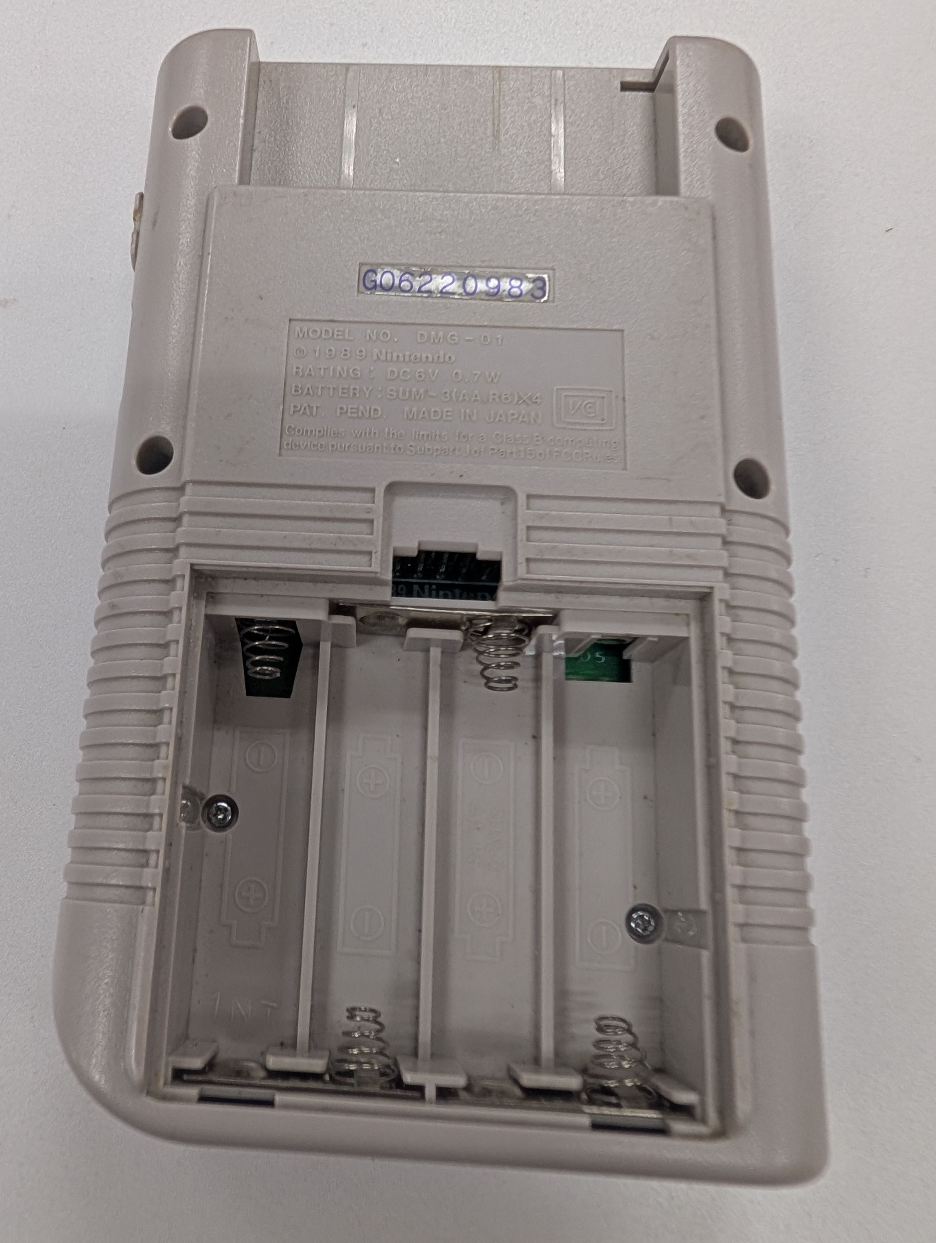 Nintendo Game Boy Original Gray DMG-01 Handheld Console 1989 Working (used) view 4