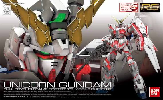 Bandai 1/144 RG #25 RX-0 Unicorn Gundam Full Psycho Frame Model Kit