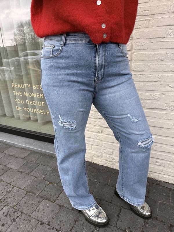 Bleke Jeans Cut-Outs