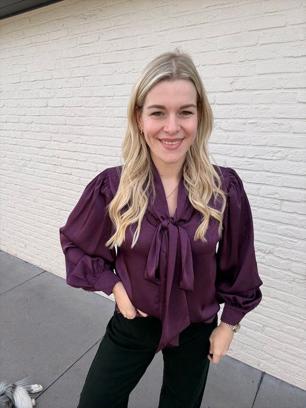 Violet blouse