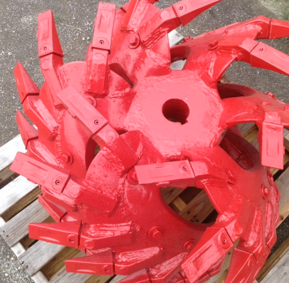 Ellicott 370 New Cutter Head with Replaceable Pick Points