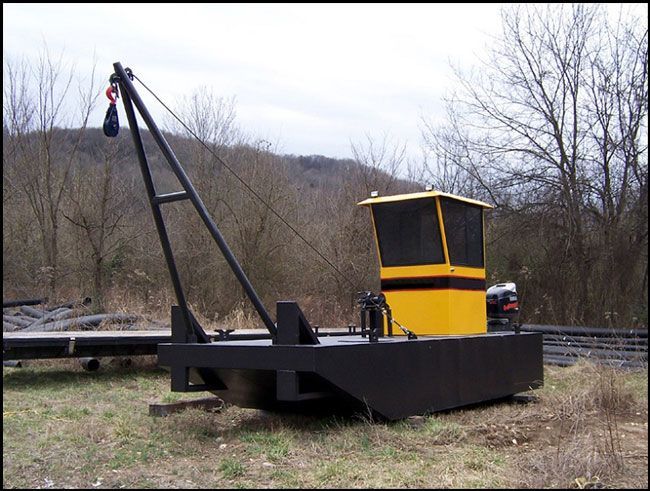 New 20′ Push Boat Dredge Tender