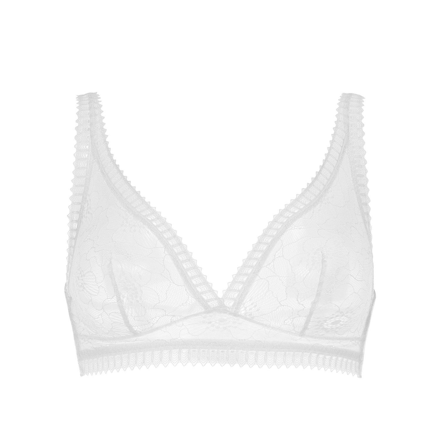 Simone Perele Swing Soft Cup Triangle Bra , Color: White, Size: M