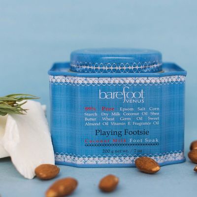 Barefoot Venus Playing Footsie Coconut Milk Foot Soak