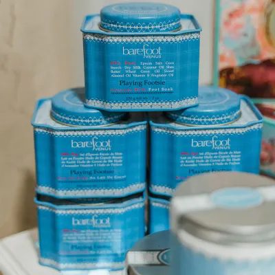 Barefoot Venus Playing Footsie Coconut Milk Foot Soak