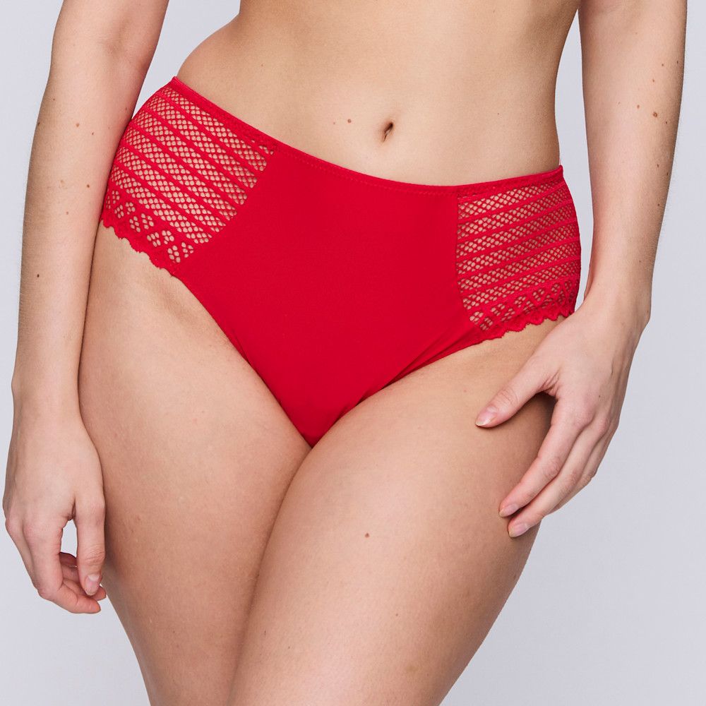 Prima Donna Twist East End Full Briefs 0541931, Color: True Red, Size: L
