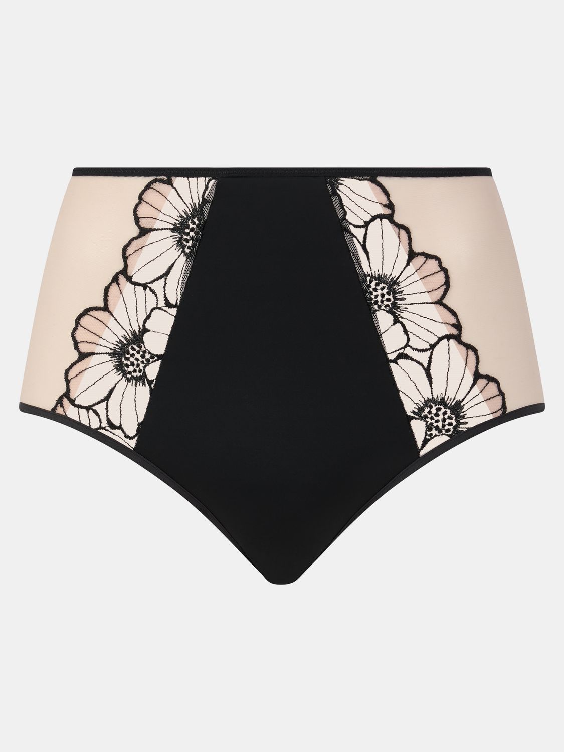 Chantelle Lush Hi Waist Full Brief C22OC5 Blk/Soft Pk L
