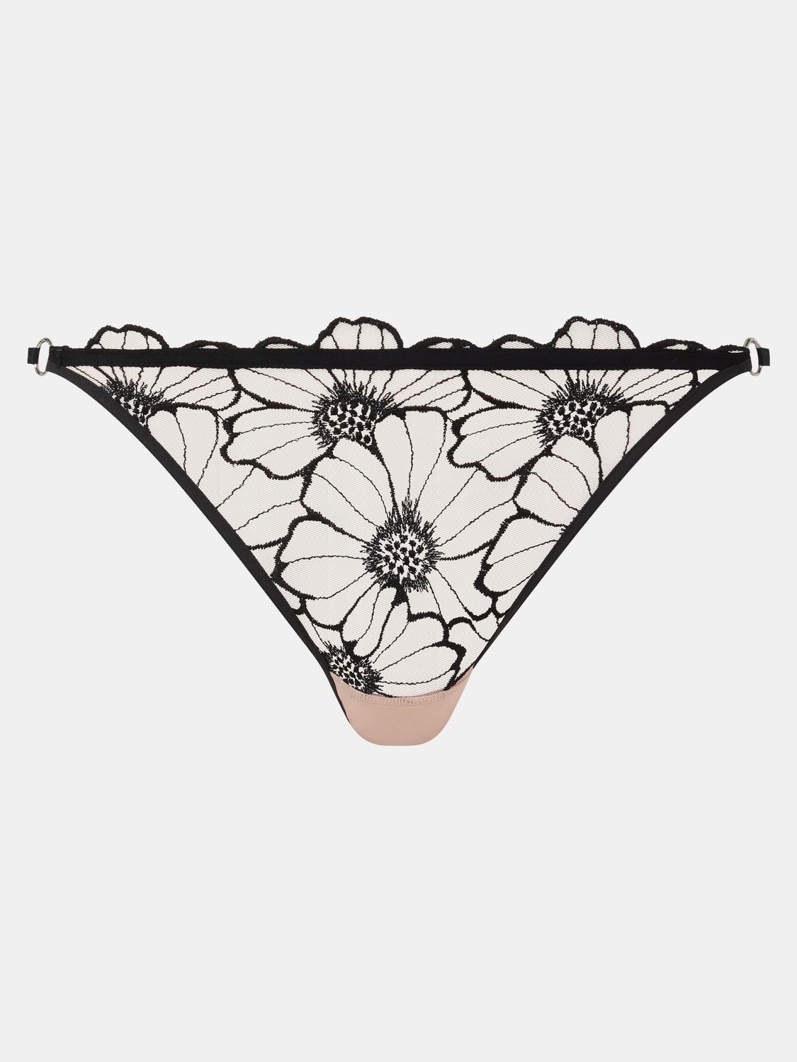Chantelle Lush Thong Blk/Soft Pnk C22OG5 M