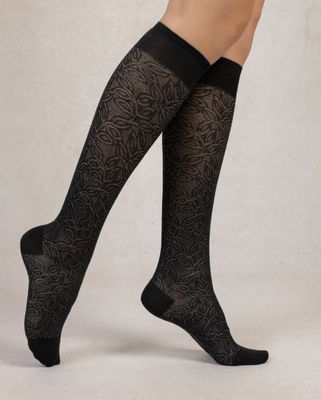 BleuForet Silk Knee Highs 6528