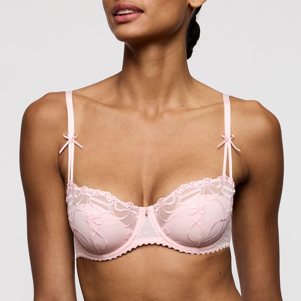 Marie Jo Noova Half Padded Balcony 0103005, Color: Gardenia Rose, Band: 32, Cup: B