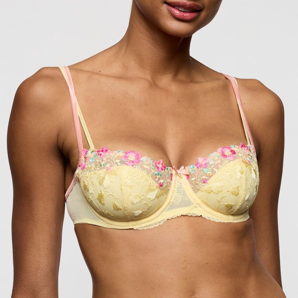 Marie Jo Lizelot Half Padded Balcony Bra 0102895, Color: French Vanilla, Band: 32, Cup: B
