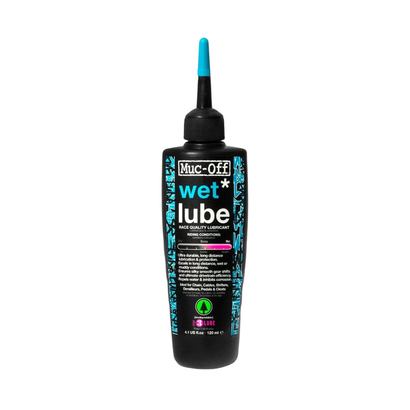 Muc-Off Bio Wet Bike Chain Lube - 120ml, Drip