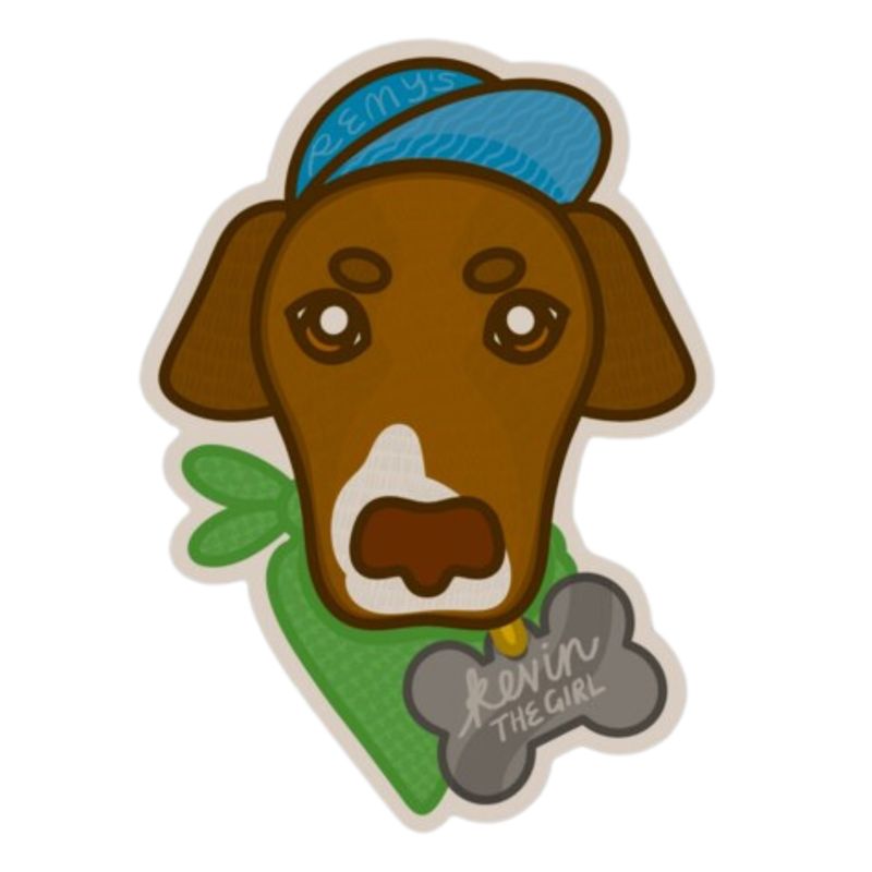 Kevin The Girl Sticker