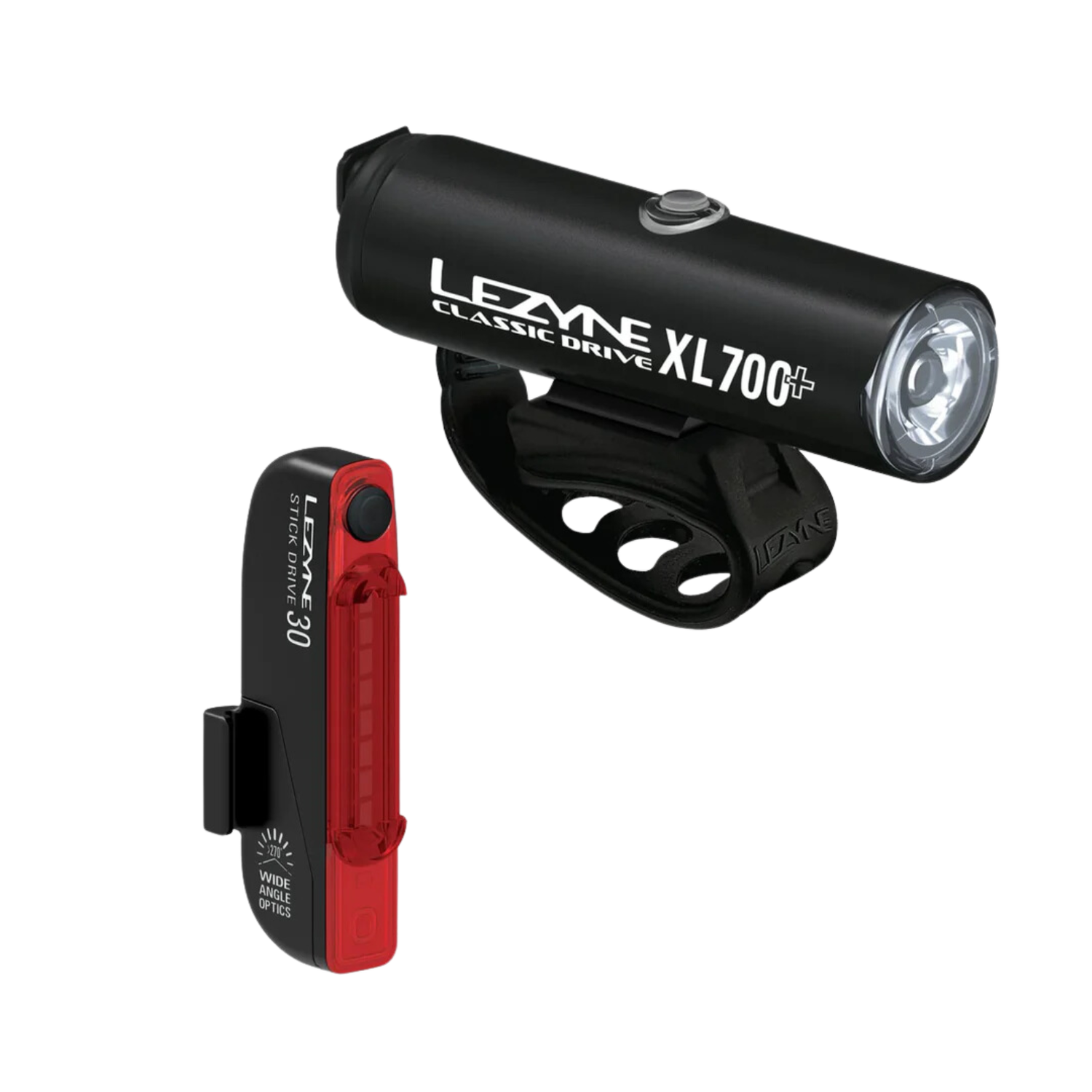 CLASSIC DRIVE XL 700+ / STICK DRIVE PAIR SATIN BLACK / BLACK
