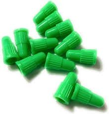 Presta Valve Cap - Green Single