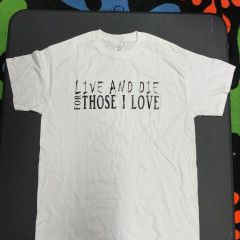 Cloud 9 Live and Die for those i love T Shirt, Color: Black, Size: Small