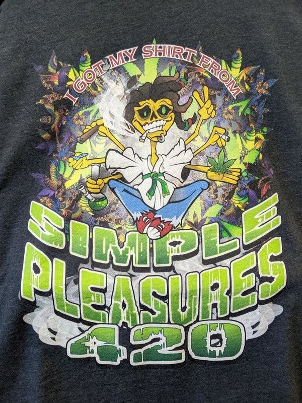 Simple Pleasures 420 T shirt
