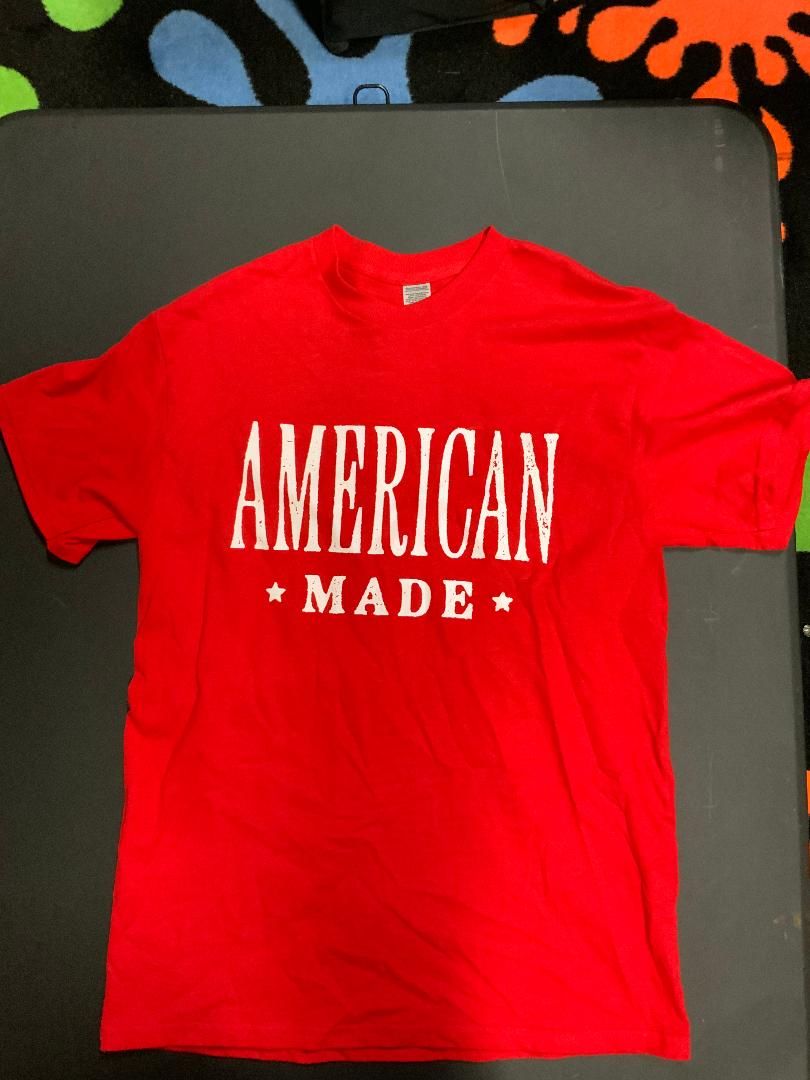 Cloud 9 American Made T Shirt, Color: Red, Size: Small