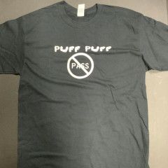 Cloud 9 Puff Puff Pass T Shirt, Color: Grey, Size: Small