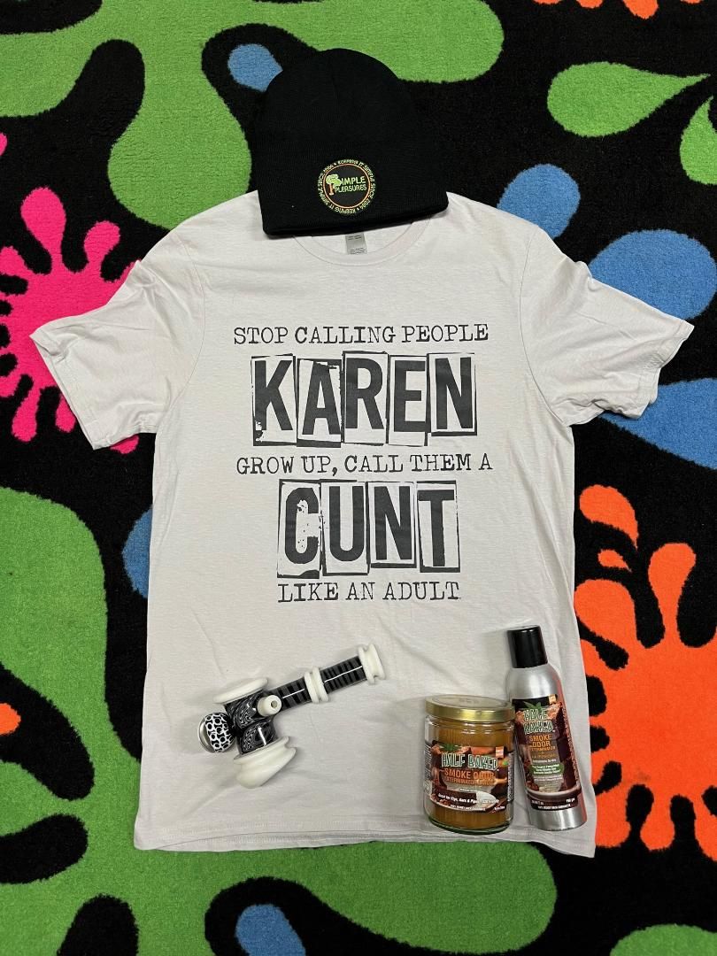Cloud 9 Stop Calling People Karen T Shirt, Color: Grey, Size: Small