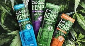 Zig Zag Hemp Wrap 2pk Blue Dream
