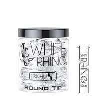 White Rhino XL Round Glass Tip