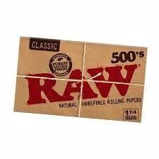 Raw Classic 500&#39;s 1 1/4 Papers