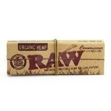 Raw Organic Hemp Connoisseur 1 1/4 w/ Tips