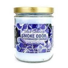 Smoke Odor Candle Blue Serrenity