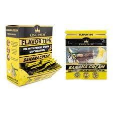 King Palm Flavored Tips Banana Cream 2 pk