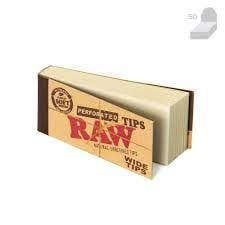 Raw Natural Wide Tips 50pk