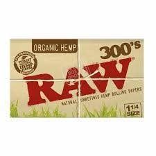 Raw Organic Hemp 300&#39;s 1 1/4 Papers