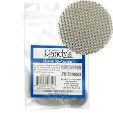 Randy&#39;s .625 (5/8”) 20ct Steel Screens