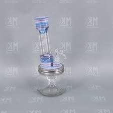 Kayd Mayd Mason Jar Water Pipe Mini Trong Electric Purple