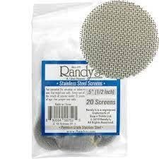 Randy&#39;s .5 (1/2”) 20ct Steel Screens
