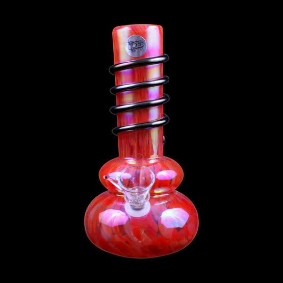 Twisted Sister ST5 8&quot; Double Bubble Vase w/ Wrap