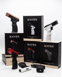 Maven Windproof Torch Lighter Model K Carbon Fiber Black