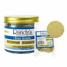 Randy&#39;s .812 (13/16”) 20ct Brass Screens