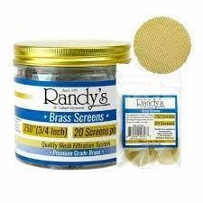 Randy&#39;s .750 (3/4”) 20ct Brass Screens