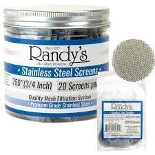 Randy&#39;s .750 (3/4”) 20ct Steel Screens