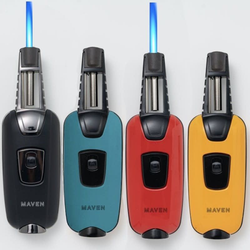 Maven Armour Straight Angle Windproof Torch Carbon Fiber