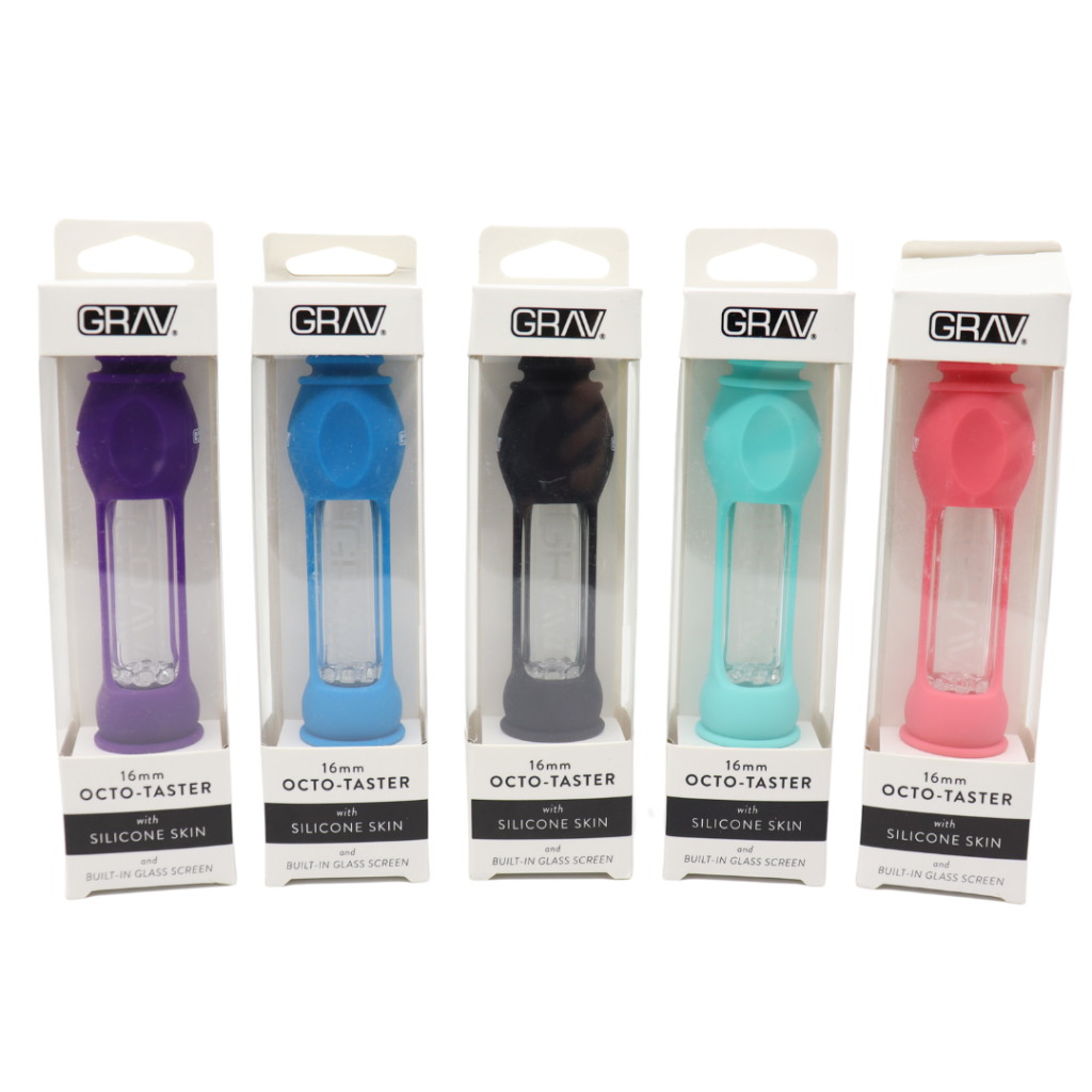 Grav 16mm Octo-Taster W/ Silicone Skin Blue
