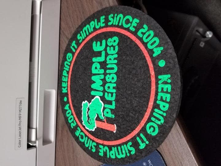 Simple Pleasures Moodmat Small Circle OG Logo