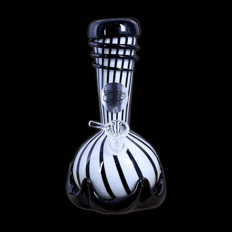 Twisted Sister MT5 10&quot; Heavy Vase w/ Lily pad