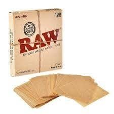 RAW Parchment Paper 3&quot;x3&quot; 100ct