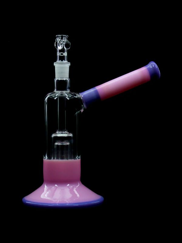 Roor Tech Fixed Barrel Bubbler – Pink &amp; Black