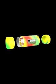 White Rhino Pruf 2 In 1 Silicone Glass Jar Rasta