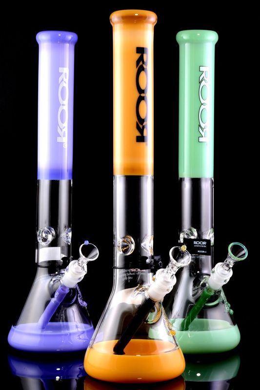 Roor Tech 18&quot; Beaker Purple/Black Decal